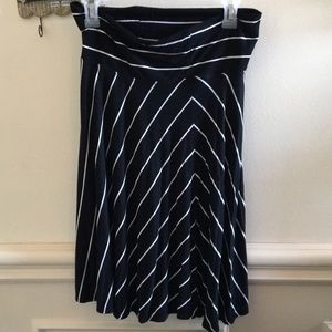 🎉SALE🎉 Black and White Striped Midi Skirt